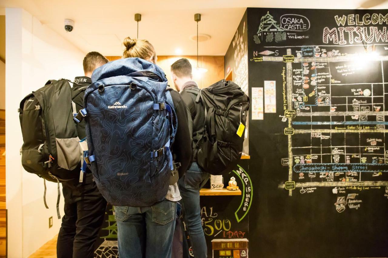 Hostel Mitsuwaya Осака Экстерьер фото